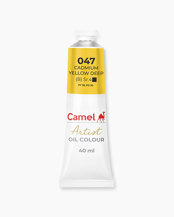 Camel Artist Oil Colours Cadmium Yellow Deep